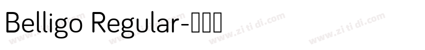 Belligo Regular字体转换